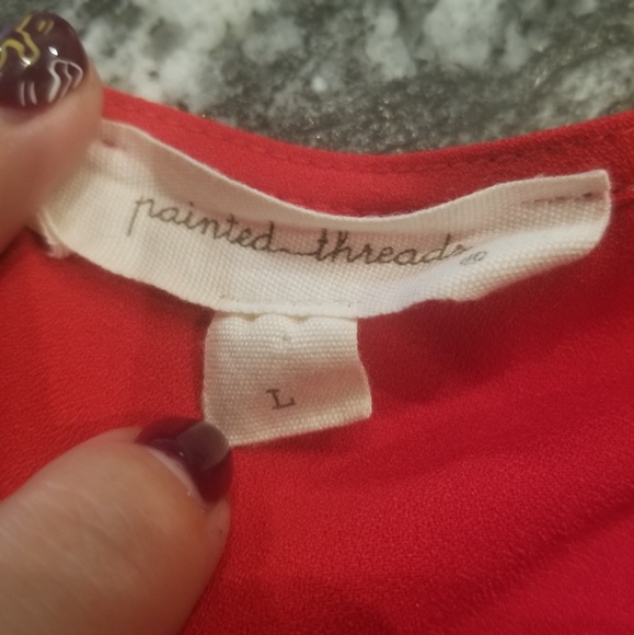 Red tank top - Picture 2 of 3